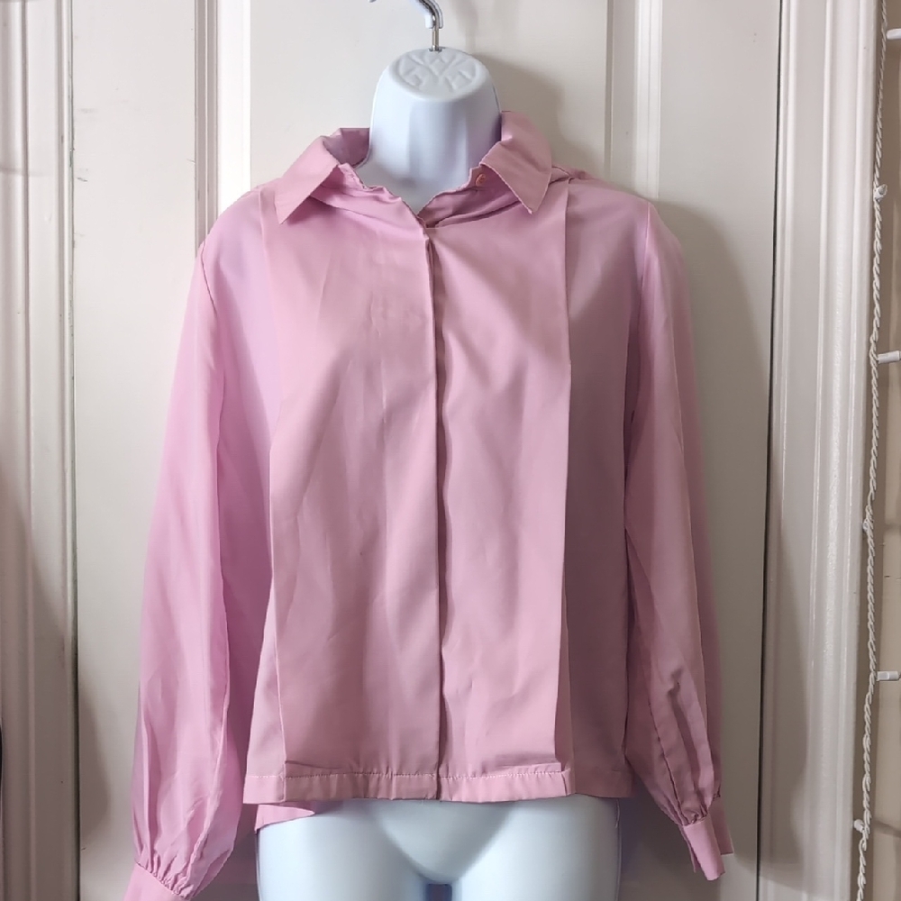 Chic Pink Blouse for Women